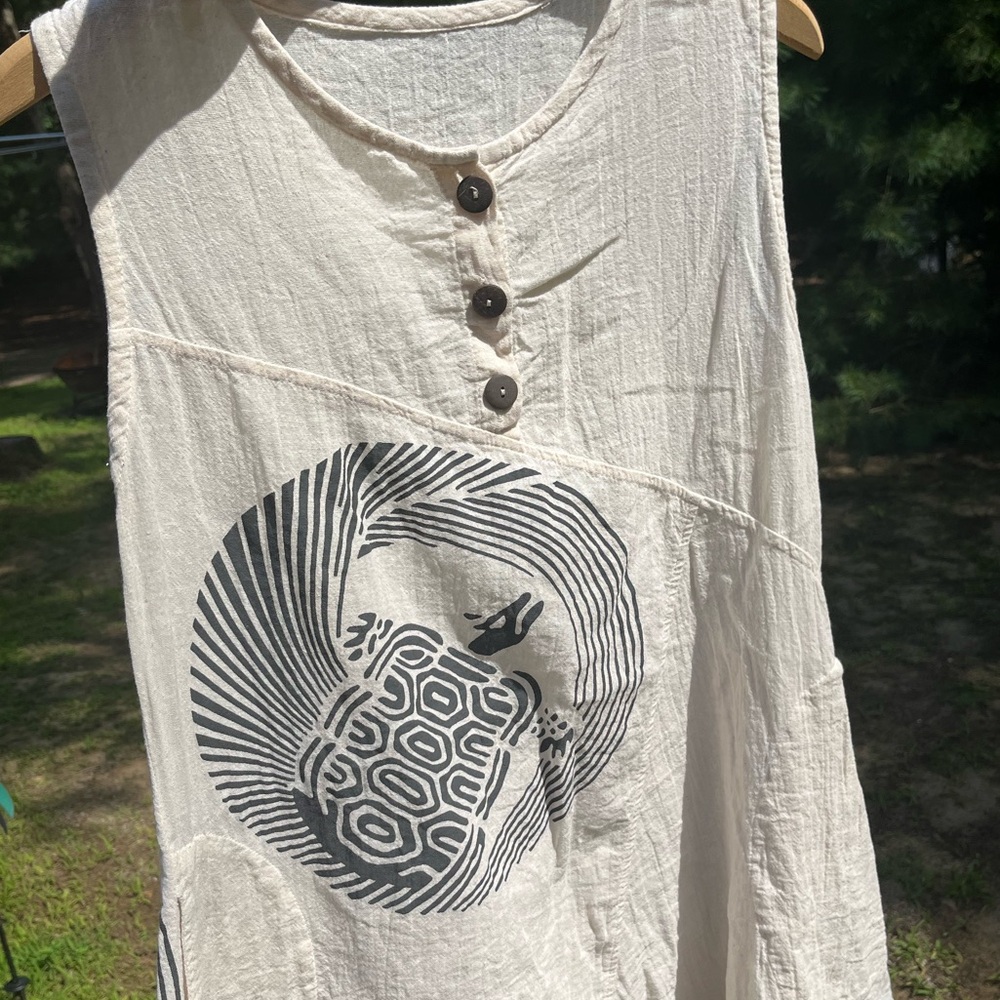 Asymmetrical Turtle Tank Top - image 4